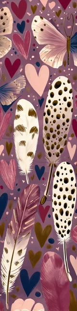 Free butterfly bookmarks of pink butterflies